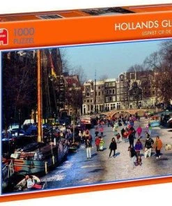 Jumbo Puzzel Hollands Glorie: IJspret Op De Gracht - Legpuzzel - 1000 Stukjes