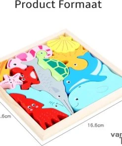 Van Theo Houten Puzzel - Houten Speelgoed - 3D Puzzel - Kinderen - Jungle -Goedkope puzzels winkel 550x466 1