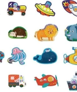 MiDeer Pinwheel Hoge Kwaliteit Mijn Eerste Lange Puzzel 94*21CM 30 Extra Grote En Dikke Stuks - Ruimte: Ruimteschip + Raket + Constellatie + Satelliet - Vloer Puzzel Voor 2 Jaar+ - Vloer Puzzel Voor Peuter Vanaf 2 Jaar -Goedkope puzzels winkel 550x466 2