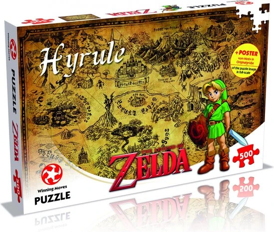 Winning Moves ZELDA - Puzzle 500 Pces - Hyrule 4 Winning Moves ZELDA - Puzzle 500 Pces - Hyrule - Afbeelding 4