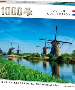 King Legpuzzel Windmolens Kinderdijk 1000 Stukjes
