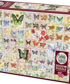 Cobble Hill Puzzle 2000 Pieces - Butterflies And Blossoms