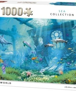 King Puzzel 1000 Stukjes (68 X 49 Cm) - Waterworld - Legpuzzel Dieren