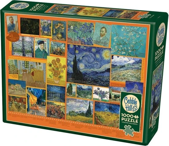 Cobble Hill Puzzle 1000 Pieces - Van Gogh 2 Cobble Hill Puzzle 1000 Pieces - Van Gogh - Afbeelding 2