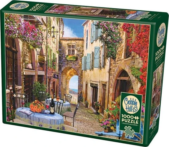 Cobble Hill Legpuzzel 1000 Stukjes French Village 1 Cobble Hill Legpuzzel 1000 Stukjes French Village