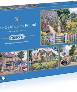Gibsons The Gardener's Round Puzzel (4 X 500 Stukjes) 5 Gibsons The Gardener's Round Puzzel (4 X 500 Stukjes) -Goedkope puzzels winkel 550x477 2