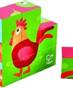 Hape Boerderij Dieren Blokpuzzel -Goedkope puzzels winkel 550x477 6