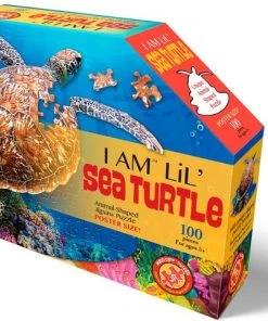 I AM Lil' Puzzle Jr.: SEA TURTLE 83.82x60.96cm, 100pcs, In Doos 25.40x30.48x7.62cm, Madd Capp Puzzle, 5+ 12 I AM Lil' Puzzle Jr.: SEA TURTLE 83.82x60.96cm, 100pcs, In Doos 25.40x30.48x7.62cm, Madd Capp Puzzle, 5+ -Goedkope puzzels winkel 550x482 2