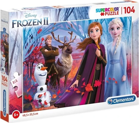 Disney Clementoni Legpuzzel Frozen 2 Junior Karton 104 Stukjes 1 Disney Clementoni Legpuzzel Frozen 2 Junior Karton 104 Stukjes