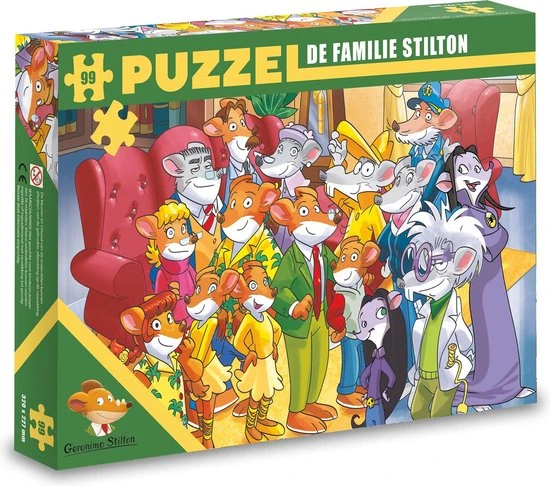 Geronimo Stilton Puzzel – De Familie Stilton 1 Geronimo Stilton Puzzel – De Familie Stilton