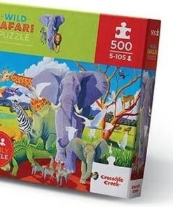Wilde Safari Puzzel – 500 Stukken | Crocodile Creek