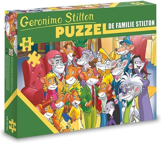 Geronimo Stilton Puzzel – De Familie Stilton 2 Geronimo Stilton Puzzel – De Familie Stilton - Afbeelding 2