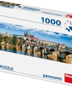 Dino Toys Puzzel Kasteel Van Praag - Legpuzzel Van 1000 Stukjes Panorama