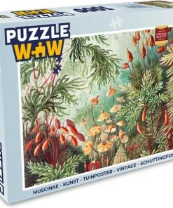 PuzzleWow Puzzel Bloemen - Kunst - Vintage - Natuur - Botanisch - Legpuzzel - Puzzel 1000 Stukjes Volwassenen - Sinterklaas Cadeautjes - Sinterklaas Voor Grote Kinderen