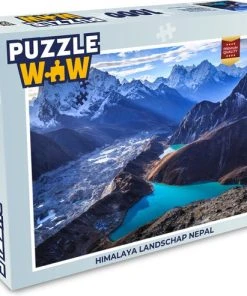 PuzzleWow Puzzel Himalaya Landschap Nepal - Legpuzzel - Puzzel 1000 Stukjes Volwassenen - Sinterklaas Cadeautjes - Sinterklaas Voor Grote Kinderen