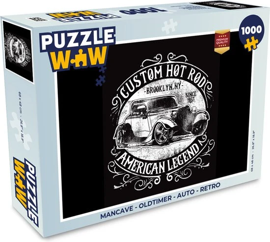 PuzzleWow Puzzel Mancave - Oldtimer - Auto - Retro - Legpuzzel - Puzzel 1000 Stukjes Volwassenen - Sinterklaas Cadeautjes - Sinterklaas Voor Grote Kinderen 1 PuzzleWow Puzzel Mancave - Oldtimer - Auto - Retro - Legpuzzel - Puzzel 1000 Stukjes Volwassenen - Sinterklaas Cadeautjes - Sinterklaas Voor Grote Kinderen