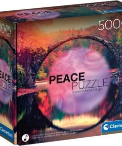 Clementoni Puzzels Voor Volwassenen - Peace Puzzle - Mindful Reflection, Legpuzzel 500 Stukjes, 14-99 Jaar - 35119