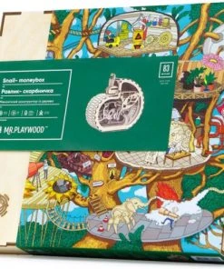 Mr. Playwood Modelbouwpakket Snail Moneybox 18,6 Cm Hout 81-delig 9 Mr. Playwood Modelbouwpakket Snail Moneybox 18,6 Cm Hout 81-delig -Goedkope puzzels winkel 550x494