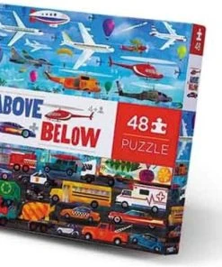 Crocodile Creek Dubbelzijdige Puzzel Things That Go - 48 Stukjes