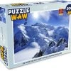 PuzzleWow Puzzel De Mont Blanc Met Zonnestralen - Legpuzzel - Puzzel 500 Stukjes - Sinterklaas Cadeautjes - Sinterklaas Voor Grote Kinderen