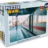 PuzzleWow Puzzel Trein Op Het Perron - Legpuzzel - Puzzel 500 Stukjes - Sinterklaas Cadeautjes - Sinterklaas Voor Grote Kinderen