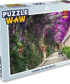 PuzzleWow Puzzel Tuin - Bloemen - Valencia - Legpuzzel - Puzzel 500 Stukjes - Sinterklaas Cadeautjes - Sinterklaas Voor Grote Kinderen