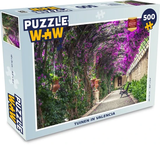 PuzzleWow Puzzel Tuin - Bloemen - Valencia - Legpuzzel - Puzzel 500 Stukjes - Sinterklaas Cadeautjes - Sinterklaas Voor Grote Kinderen 1 PuzzleWow Puzzel Tuin - Bloemen - Valencia - Legpuzzel - Puzzel 500 Stukjes - Sinterklaas Cadeautjes - Sinterklaas Voor Grote Kinderen