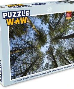 PuzzleWow Puzzel De Hoge Bomen In Het Nationaal Park Cairngorms In Schotland - Legpuzzel - Puzzel 1000 Stukjes Volwassenen - Sinterklaas Cadeautjes - Sinterklaas Voor Grote Kinderen