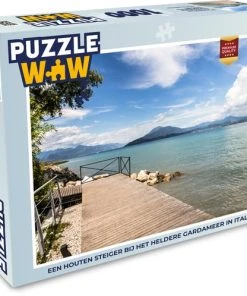 PuzzleWow Puzzel Gardameer - Steiger - Hout - Legpuzzel - Puzzel 1000 Stukjes Volwassenen - Sinterklaas Cadeautjes - Sinterklaas Voor Grote Kinderen