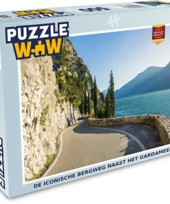 PuzzleWow Puzzel Gardameer - Pad - Berg - Legpuzzel - Puzzel 500 Stukjes - Sinterklaas Cadeautjes - Sinterklaas Voor Grote Kinderen