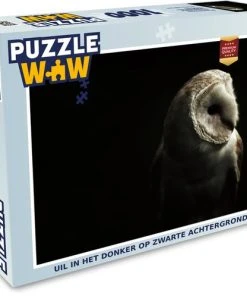 PuzzleWow Puzzel Uil - Vogel - Portret - Legpuzzel - Puzzel 1000 Stukjes Volwassenen - Sinterklaas Cadeautjes - Sinterklaas Voor Grote Kinderen