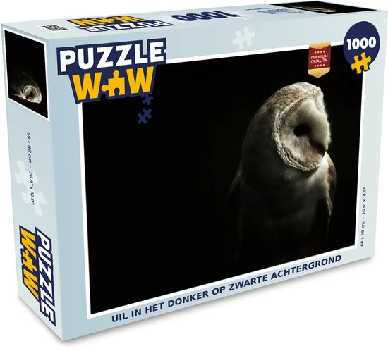 PuzzleWow Puzzel Uil - Vogel - Portret - Legpuzzel - Puzzel 1000 Stukjes Volwassenen - Sinterklaas Cadeautjes - Sinterklaas Voor Grote Kinderen 1 PuzzleWow Puzzel Uil - Vogel - Portret - Legpuzzel - Puzzel 1000 Stukjes Volwassenen - Sinterklaas Cadeautjes - Sinterklaas Voor Grote Kinderen