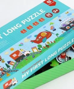 MiDeer Pinwheel Hoge Kwaliteit Mijn Eerste Lange Puzzel 94*21CM 30 Extra Grote En Dikke Stuks - Ruimte: Ruimteschip + Raket + Constellatie + Satelliet - Vloer Puzzel Voor 2 Jaar+ - Vloer Puzzel Voor Peuter Vanaf 2 Jaar -Goedkope puzzels winkel 550x500 2