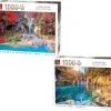 King Legpuzzel Plitvice Lake 1000 Stukjes En King Legpuzzel Tat Kuang Si Waterval Op Luang Prabang Laos 1000 Stukjes