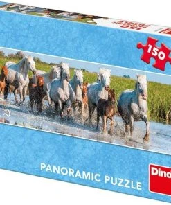 Dino Toys Dino Panorama Puzzel Camargo Paarden 150 Stukjes