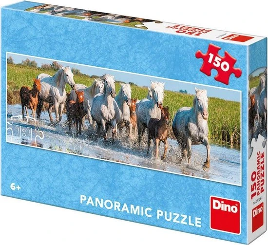 Dino Toys Dino Panorama Puzzel Camargo Paarden 150 Stukjes 1 Dino Toys Dino Panorama Puzzel Camargo Paarden 150 Stukjes