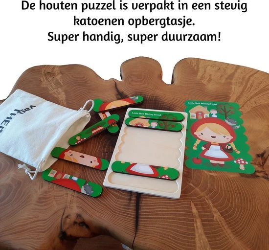 Van Theo Houten Puzzel - Dubbelzijdige Kinderpuzzels - Set 2-in-1 - Montessori Speelgoed - Set Jungle Dieren En Boerderij 5 Van Theo Houten Puzzel - Dubbelzijdige Kinderpuzzels - Set 2-in-1 - Montessori Speelgoed - Set Jungle Dieren En Boerderij - Afbeelding 5
