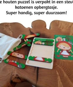 Van Theo Houten Puzzel - Dubbelzijdige Kinderpuzzels - Set 4-in-1 - Montessori Speelgoed - Set Dieren -Goedkope puzzels winkel 550x511 4