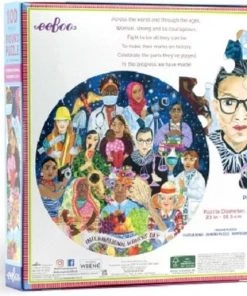 Puzze Eeboo International Women's Day 100 Rond -Goedkope puzzels winkel 550x515 1