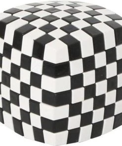 V Cube V-Cube 7 Illusion Zwart Wit - Breinbreker 7 V Cube V-Cube 7 Illusion Zwart Wit - Breinbreker -Goedkope puzzels winkel 550x516 1