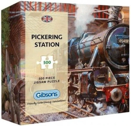 Gibsons Pickering Station - Gift Box Puzzel (500 Stukjes) 1 Gibsons Pickering Station - Gift Box Puzzel (500 Stukjes)
