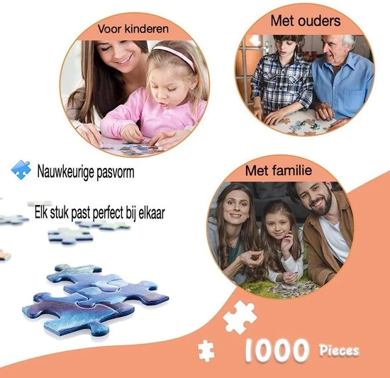 Happy Puzzle Jigsaw Legpuzzel ‘Fish’ Legpuzzels 1000 Stukjes Volwassenen - Puzzle - Dieren - Hobby Speelgoed - Legpuzzels Volwassenen Kinderen - 50*70 Cm 5 Happy Puzzle Jigsaw Legpuzzel ‘Fish’ Legpuzzels 1000 Stukjes Volwassenen - Puzzle - Dieren - Hobby Speelgoed - Legpuzzels Volwassenen Kinderen - 50*70 Cm - Afbeelding 5