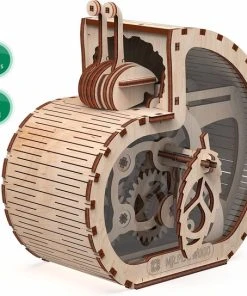Mr. Playwood Modelbouwpakket Snail Moneybox 18,6 Cm Hout 81-delig