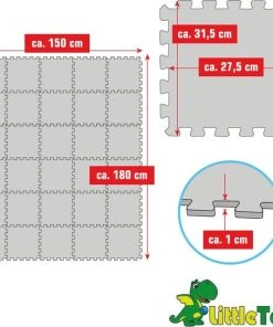 LittleTom 20 Delige Puzzelmat Voor Baby's En Kinderen - 30x30 Puzzel Speelmat EVA Kruipmat 15 LittleTom 20 Delige Puzzelmat Voor Baby's En Kinderen - 30x30 Puzzel Speelmat EVA Kruipmat -Goedkope puzzels winkel 550x544 3