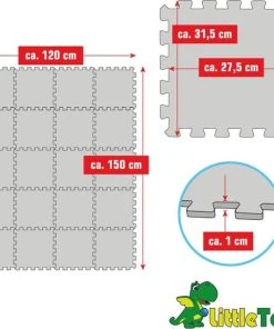 LittleTom 20 Delige Puzzelmat Voor Baby's En Kinderen - 30x30 Puzzel Speelmat EVA Kruipmat 16 LittleTom 20 Delige Puzzelmat Voor Baby's En Kinderen - 30x30 Puzzel Speelmat EVA Kruipmat -Goedkope puzzels winkel 550x546 5