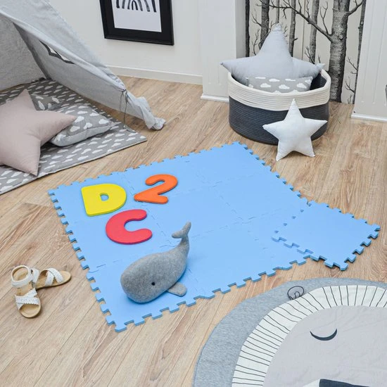 LittleTom 10 Delige Puzzelmat Voor Baby's En Kinderen - 30x30 Puzzel Speelmat EVA Kruipmat 2 LittleTom 10 Delige Puzzelmat Voor Baby's En Kinderen - 30x30 Puzzel Speelmat EVA Kruipmat - Afbeelding 2