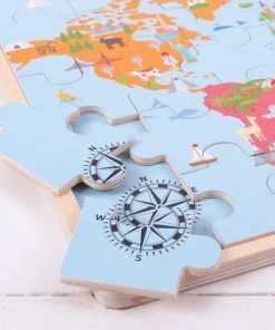 Bigjigs Toys - Houten Puzzel 'Wereldkaart' (35st.) -Goedkope puzzels winkel 550x550 112