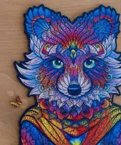 UNIDRAGON Houten Puzzel Dier - Uitstralende Wasbeer - 281 Stukjes - King Size 30x40 Cm -Goedkope puzzels winkel 550x550 115