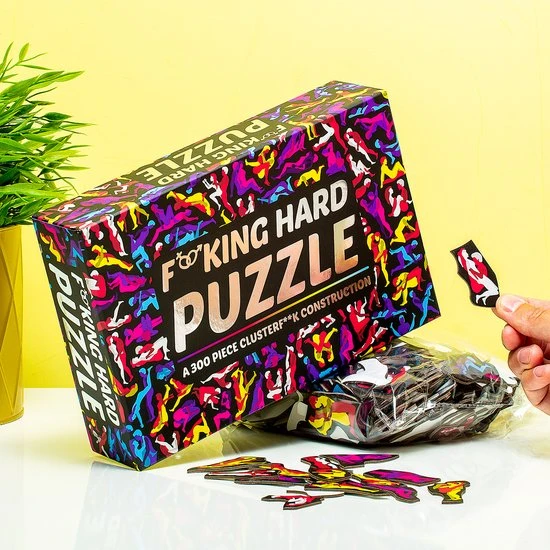 Gift Republic F*cking Hard Puzzel (300 Stukjes) 1 Gift Republic F*cking Hard Puzzel (300 Stukjes)