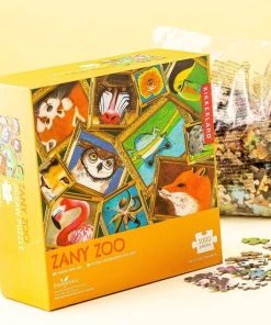 Kikkerland 1000 Stukjes Puzzel - Zany Zoo